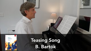 Teasing Song no18 from For Children Vol2 by B Bartók ABRSM Grade 4 Piano 2021 amp 2022  C1 [upl. by Filipe]