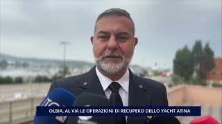 OLBIA AL VIA LE OPERAZIONI DI RECUPERO DELLO YACHT quotALINAquot 24 10 2024 [upl. by Mukul254]