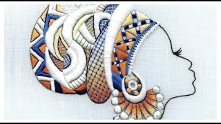 PADDED SATIN STITCH  EASY EMBROIDERY TUTORIALS  TRISHBEMBROIDERYCOM [upl. by Juline776]