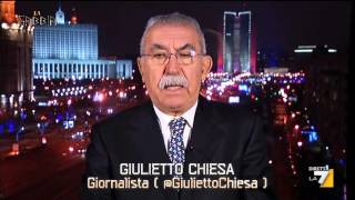 Giulietto Chiesa quotIn Siria si gioca una partita mondialequot [upl. by Tiedeman815]