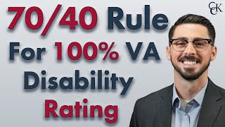 The VA 7040 Rule For a 100 Disability Rating [upl. by Letnohs]