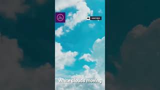 White clouds moving white clouds move nature sky trending [upl. by Anilef]