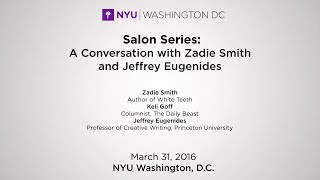 Salon Series A Conversation with Zadie Smith and Jeffrey Eugenides [upl. by Boff]