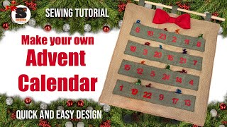 Make an EASY fabric Advent Calendar that looks amazing [upl. by Nueovas]