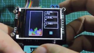 Tetris running on a GM328A LCR meter [upl. by Adla377]