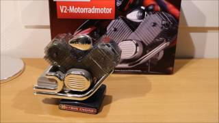 Unpacking Mounting and Operation FRANZIS V2Motorcycle Engine [upl. by Dodd622]