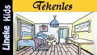 KAMER tekenen voor beginners [upl. by Nykal]