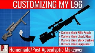 Customization  UPGRADED UTG L96  Custom Made Accessories quotHomemadePost Apocalypticquot [upl. by Giltzow]