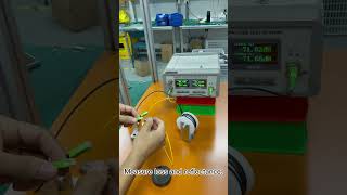 Pushable Pullable SC fiber optic patch cord Flex Test [upl. by Torre788]