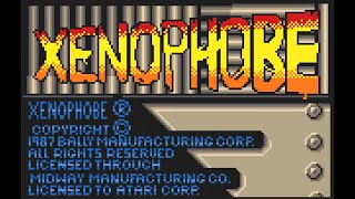 Atari Lynx Longplay 051 Xenophobe [upl. by Allemrac510]