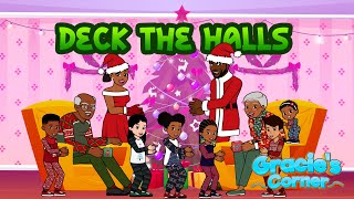 Deck the Halls with Lyrics  Christmas Song for Kids  Gracie’s Corner Nursery Rhymes  Kids Songs [upl. by Eusoj]