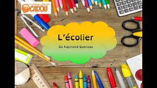 Lécolier de Raymond Queneau [upl. by Feodor]