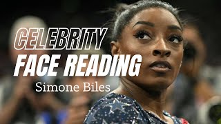 Celebrity Face Reading Simone Biles [upl. by Adigun]