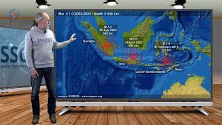 Planetary amp Seismic Update 17 April 2023  deep M 70 Java [upl. by Naruq]