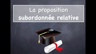 La subordonnée relative [upl. by Ecnal]