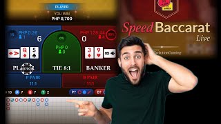 Live Baccarat I Doubled my BANK Roll playing BACCARAT ✅ baccaratrouge livebaccarat [upl. by Ttergram]