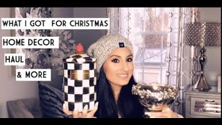 WHAT I GOT FOR CHRISTMAS  HOME  LIFESTYLE  HAUL  HOMEGOODS  MACKENZIE CHILDS  NESPRESSO [upl. by Wilton]