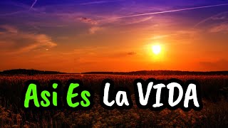 Así Es La Vida Aprendamos a Vivirla ¦ Gratitud Frases Reflexiones Agradecimiento Reflexión [upl. by Callean]