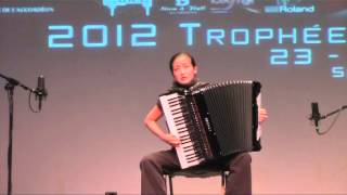 Li Mo Accordion plays quotPaganiniana Op52 Themaetude 14512141618quot [upl. by Ardith909]