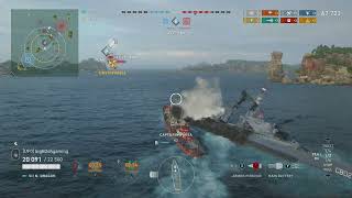 N Dragon  Sometimes your team vanishes  World of Warships Legends  Stream Highlight [upl. by Yorgen]