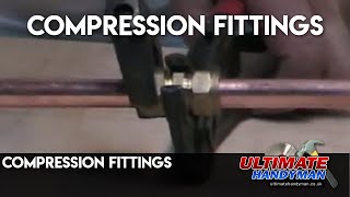 compression fittings [upl. by Suzan]