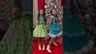 🎄Hailey💚 amp Lili 🩵 quotJingle Bellsquot 🎄🧑‍🎄☃️ [upl. by Ainoloppa]