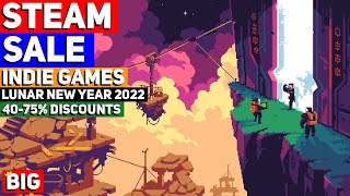 BIG DISCOUNTS  BEST Indie Games Deals  Steam Lunar New Year Sale 2022 [upl. by Ayatnohs]