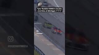 Tyler Reddick Emotional win  Michigan NASCAR [upl. by Nelluc]