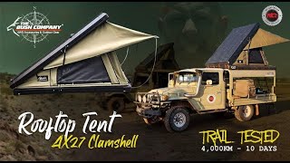 AX27 Clamshell Rooftop Tent Highest of quality tent Get it right the first time [upl. by Beebe]