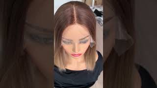 ombre highlights straight bob human hair [upl. by Ecilayram836]