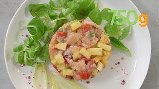 Recette de tartare de saumon au Kaki Ribera del Xuquer AOP  750g [upl. by Bej]