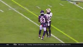 Javon Wims Punches Chauncey GardnerJohnson  Saints vs Bears Highlights 2020 [upl. by Rask663]