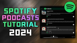 How to Find amp SubscribeFollow Spotify Podcasts  2024 Complete Tutorial [upl. by Suixela]