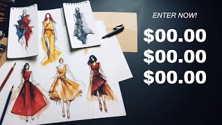 🎨 The ULTIMATE 0 budget upcycled fashion sketch contest SUBMISSIONS OPEN [upl. by Nonna]