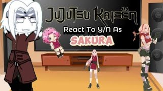 ★Jujutsu Kaisen★ React to YN as •Sakura•🇪🇸🇺🇲🇧🇷\\ ★Fuji Tomioka★ [upl. by Ahsrats]