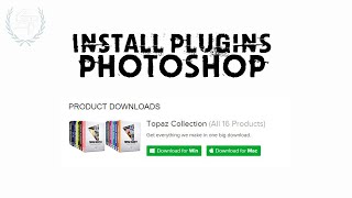 Install Plugins Into Photoshop [upl. by Sheryle973]