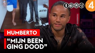 Noah verloor BEEN door HEFTIG ongeluk  Humberto  RTL Talkshow [upl. by Maria]