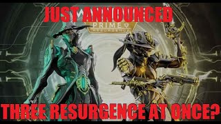 WARFRAME ANOTHER ONE New Primed Resurgance Announced Alongside Ember PrimeGlaive  Jade Shadows [upl. by Natelson]