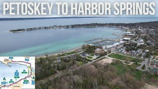 Little Traverse Wheelway  Petoskey to Harbor Springs on Electric Bike [upl. by Ihteerp]