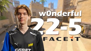 w0nderful 225 FACEIT DOMINANCE AFTER RIO VOICE COMMS [upl. by Puglia]