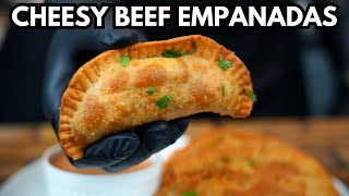 How To Make The Best Cheesy Beef Empanadas [upl. by Aire]