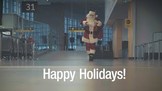 YQB wishes you Happy Holidays  Québec City Jean Lesage International Airport [upl. by Arrim344]