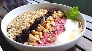 Swiss quotBircher müesliquot recipe  How tom make swiss bircher müesli with fruits [upl. by Heilman597]