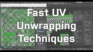 3Ds Max  Fast Unwrapping techniques using Flatten mapping amp Smoothing groups [upl. by Eatnuhs]