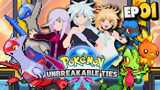 Pokemon Unbreakable Ties Part 1 BEST NEW GAME Fan Game Gameplay Walkthrough [upl. by Crosse]