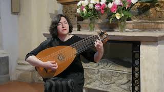 j S Bach  Prelude in C Minor quotpour le luthquot BWV 999  Evangelina Mascardi baroque lute [upl. by Seen]