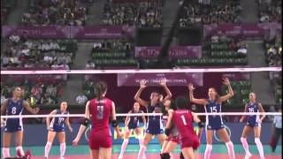 Miyu Nagaoka 長岡望悠 vs Russia WGP 2014 [upl. by Ycrem]