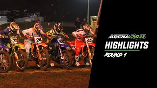 Australian Arenacross Round 1 Highlights  Powered by Protraxx [upl. by Emelita]