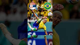 RICHARLISON BICYCLE KICK GOAL  BRAZIL VS SERBIA 20  2022 FIFA WORLD CUP [upl. by Yann]