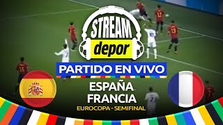 ESPAÑA VS FRANCIA EN VIVO  SEMIFINALES  EUROCOPA 2024 [upl. by Suzi]